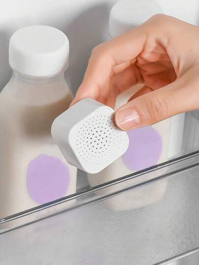 6pcs Refrigerator Deodorizer, Fridge Air Purifier, Activated Charcoal Odor Eliminator, Suitable For Cabinets, Fridges, Wardrobes, Back To School Essentials, Spring/Summer Picks, Bridesmaid Gifts, Room, Bedroom Decor, Beach, Travel, Unisex, Vacation, Cute Accessory