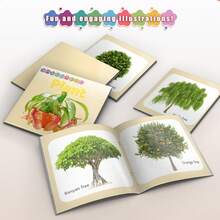 Plant World Learning Big Cards | Nature Awareness | Interactive Study | Holiday Gift Pick - Large Card Book - View 3
