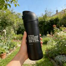 24Oz/32Oz Stainless Steel Water Bottle With Straw For Sports, Travel, And School Sports Water Bottle, Keeps Water Warm For Over 24 Hours, Sealable, Portable, Flip Top, Ideal For Hot And Cold Beverages, Coffee, And Frozen Drinks - Black - View 5