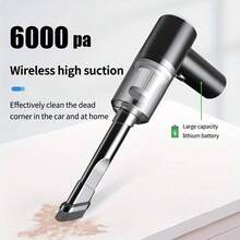 Portable Handheld Vacuum Cleaner - Enhanced Cyclone Suction, Wireless & Rechargeable With Strong Power, Effortless Cleaning For Cars, Offices, And Homes, Perfect For Quick - A - 查看 2