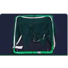 1个可折叠虾笼，六角/圆形捕捞网，适用于鳗鱼、泥鳅、龙虾、混合鱼、螃蟹等。 - 彩色 - 查看 4