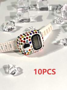 New Convenient Finger Counter, Adjustable Rhinestone Mini Handheld Counter, Electronic Rosary Ring Counter, Prayer Accessories, Multi-Purpose Counter, Compact Fashionable Luxury Ring, Counting Portable For Men & Women, Suitable For Holiday Gifts, Prayer Counting, Etc. - Multicolor - View 30