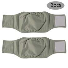 2pcs Reusable Washable Gray Dog Diapers, Suitable For Pet Post-Surgery Recovery, Pet Physiological Period - Multicolor - View 23