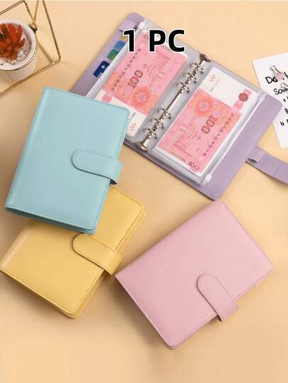 Carpeta de ahorro, Cuaderno de desafío de ahorro, incluye sobres de efectivo, 12 bolsas con cremallera tamaño A6, adecuado para carpeta de presupuesto, planificador de presupuesto, para gestionar el presupuesto y el ahorro