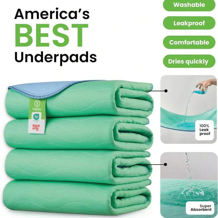 Washable Pet Pee Pad, Reusable Incontinence Pad, Waterproof Bed Pad For Dogs - 45*60cm - View 1