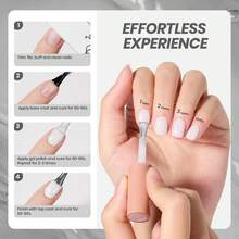 Beetles Milky White Gel Nail Polish - 15ml Neutral Jelly Nude Nail Polish - 乳白色 - 查看 6