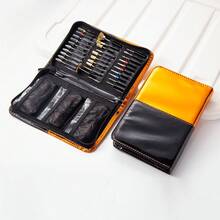 Bộ 33 mũi khoan móng tay kèm đai mài, kiểu Nga, gốm, cacbua vonfram, đầu mài móng hỗn hợp, dụng cụ làm móng trước khi mài, loại bỏ lớp biểu bì, tẩy sơn móng tay, gỡ đá trang trí, bộ dụng cụ làm móng hoàn chỉnh - Nhiều màu - Xem 11