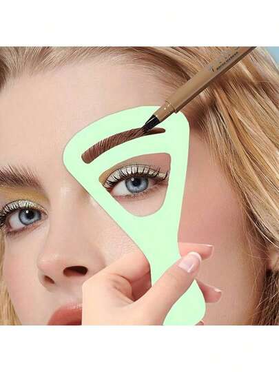 2pcs Reusable Eyebrow Stencil - Guide To Create Perfect Natural Eyebrows, No Battery Needed, Suitable For Makeup, Home Decor, Vanity, Travel, Bedroom, Makeup Accessories, Christmas Gift, Makeup Tools, Affordable, Women Gift, Christmas Present