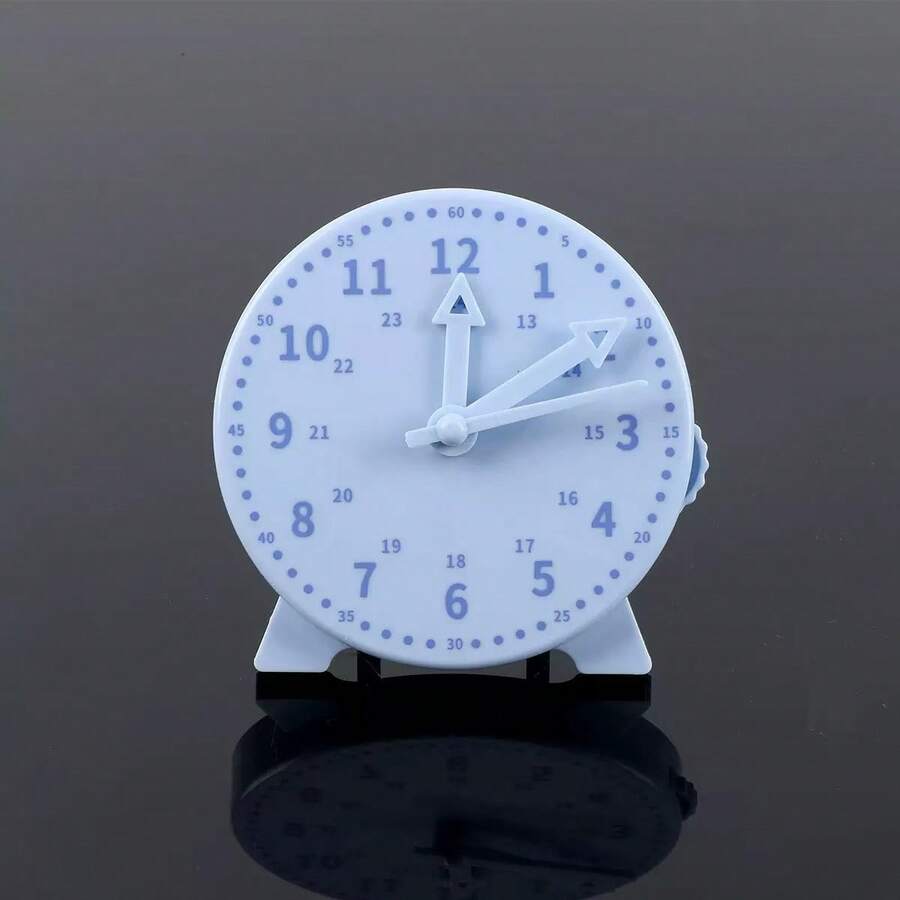 1pc Children's Learning Clock Model, Student Time Teaching Clock, Educational Time Learning Auxiliary Tool For Home And Classroom - Multicolor - View 1