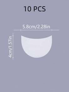 Disposable Non-Woven Eyeshadow Makeup Stickers, Facial Mask Patches, Makeup Tools, Cheap, Room Decor, Vanity, Travel, Bedroom, Makeup Accessories, Inexpensive, Christmas Gift Filler, Makeup, Makeup Tools, Cheap Items, Gifts, Women Gifts, Christmas Gifts - White - View 7