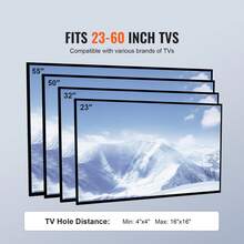 TV Mounts, Stands & Turntables - 黑色 - 查看 6