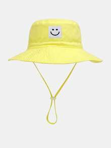 1顶婴儿遮阳帽，笑脸图案，男女通用，UPF 50+ 防晒 - 笑臉款 - 查看 30