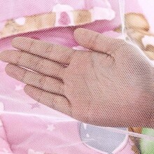 1pc Mosquitero Portátil Plegable - Sin Montaje Requerido, Mosquitero Ligero Adecuado para Uso en Exteriores, Viajes, Camping y Cama - Fácil de Instalar, Ventilación y Protección. Mosquitero Plegable para Niños Sin Instalación, Portátil y Protección Contra Picaduras - Esencial Para Viajes. Mosquitero plegable para bebés sin instalación, cama mosquitera portátil para bebés, con un diseño de dibujos animados suave y transpirable. Mosquitero Anticaídas para Bebé | Plegable, No Requiere Montaje, Material de Fibra, Color Azul Rosa. Mosquitero para bebé diseñado para evitar caídas, específicamente para recién nacidos, plegable y no requiere instalación. - Rosa - Ver 7