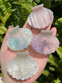 1 pièce Pince à cheveux blanche élégante et raffinée pour femmes avec strass, design unique mettant en valeur l'élégance. Convient pour le travail, le port quotidien, les vacances à la plage, les tenues élégantes. Beau cadeau, accessoire pour cheveux à la mode, pince à cheveux pour femmes et filles, idéal pour les tenues d'été - Beige - Voir 12