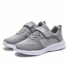 Zapatillas deportivas informales para niños y niñas, zapatos de correr atléticos para niños - Gris - Ver 6