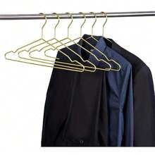 40pcs Gold Metal Hangers, Metal Coat Hangers, Adult Hangers, Affordable Metal Hangers - Multicolor - View 10