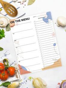 BUBU Magnetic Weekly Meal Planner Notepad, Tear-Off Pages, Grocery List, Suitable For Back To School, Kitchen Essentials, Office Supplies, Teacher's Day Gift - Multicolor - View 6