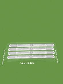4/8pcs/Pack Transparent Silicone Anti-Slip Strips For Heel Grips And Shoe Pads Avoiding Grinding Feet - Transparent - View 2
