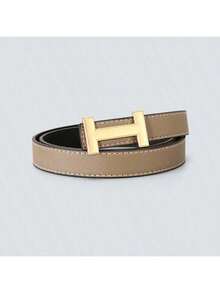 1 pieza Cinturón de piel de PU casual para mujer, adecuado para todas las estaciones - Multicolor - Ver 5