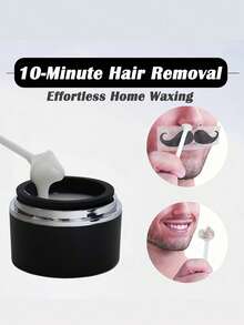 Calentador de cera mini USB con olla, calentamiento rápido portátil para nariz, oreja, cara, ceja, labio, bikini y axilas, fácil de limpiar, calentador de cera para el hogar y viajes - Negro - Ver 5