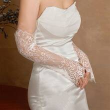 Lace Wedding Dress Sleeves, Soft Lace Hollow Sleeve Cuffs, Bridal Gown Accessories, French Retro Wedding Dress Decor - Multicolor - View 3