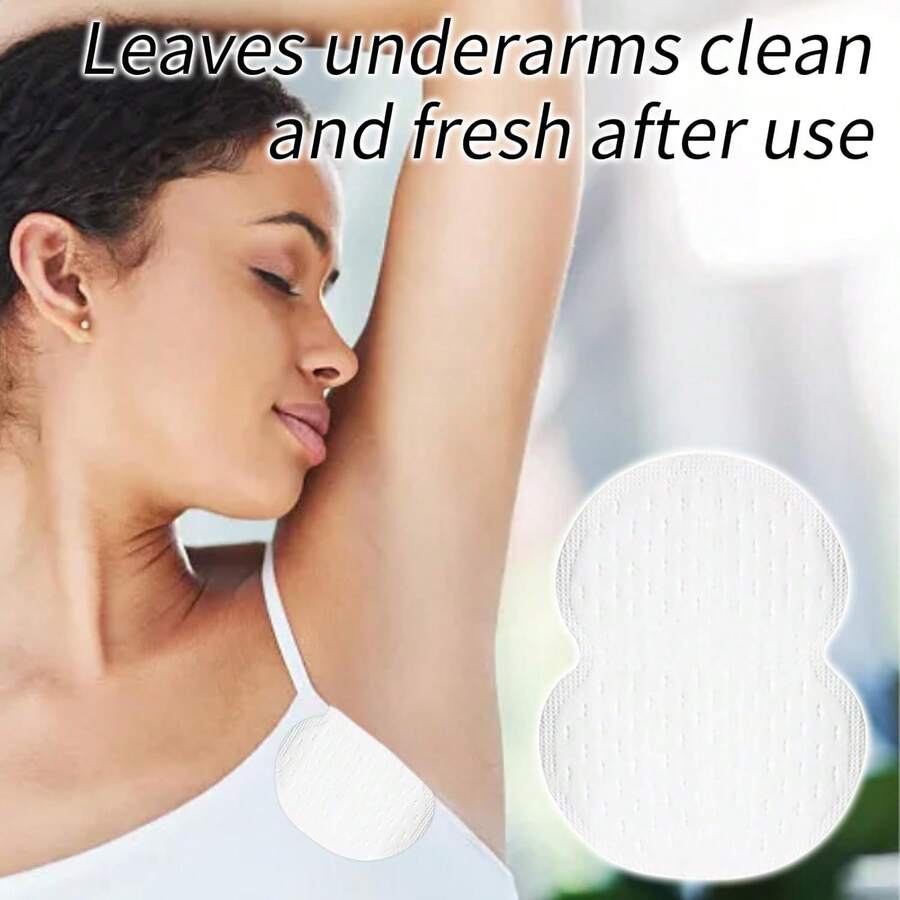 Underarm Sweat Pads, Disposable Underarm Sweat Absorbing Pads, Effective, Breathable, Invisible, Sweat Absorbing Patches, Lightweight Sweat Absorbing, Comfortable Odorless, Easy To Use, Suitable For Hot Summer Men And Women (10/30/60/100), Travel, Sports, Outdoor, Summer, Stickers, Christmas Gifts, Body Care - White - View 1