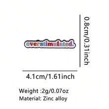 1pc Lapel Enamel Pins And Brooches Badge Pins For Backpacks Bags Backpack Cool Decoration Friend For Gifts - 彩色 - 查看 2