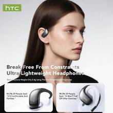 HTC NE57 AI 翻译耳机是一款智能开放式耳机，采用 BTV6.0 技术、高清电池显示、清晰音质和有效降噪功能，使其适用于运动、游戏和办公等场景。 - 查看 5