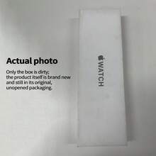 Reloj inteligente SE 40 GPS casi nuevo, caja de aleación de aluminio Starlight + correa deportiva verde menta, monitoreo de oxígeno en sangre/detección de caídas/resistente al agua 50M. Sellado de fábrica en el interior, la caja exterior muestra signos de desgaste/suciedad. - Luz de las estrellas - Ver 7