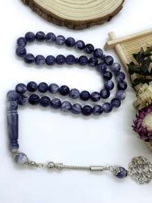 45颗亚克力树脂质感穆斯林念珠，日常礼拜念珠手链 - 45顆亞克力 - 查看 4