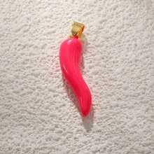 1pc Copper Chili Pepper Pendant, Suitable As DIY Bracelet, Necklace, Anklet Charm, Charm Gift For Halloween, St. Anthony's Day, Colleagues, Family, And Friends - Multicolor - View 2