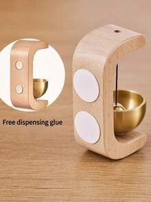 Mini Copper Bell, Handheld Zen Bell, Bedroom & Desktop Decor, Buddhist Prayer, Home Yoga Daily Relaxation, Holiday Party Gift, Festival Decoration - One Size Fits All - View 5