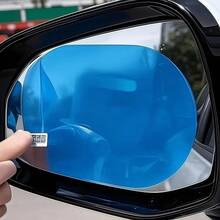 Bộ 2/4 miếng phim dán gương chiếu hậu ô tô, phim nano chống thấm nước và chống sương mù, phim phản quang chống mưa cho cửa sổ bên hông xe. - phim chống mưa cho xe hơi - Xem 1