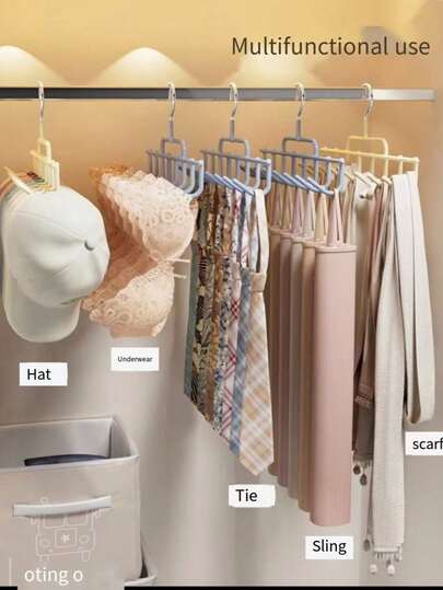1pc New Hat Rack, Ins Style Hat Organizer - 1 Hanging Rack For Up To 8 High-Top Hats, Dormitory Closet Wall-Mounted Baseball Cap Display Stand, Back To School & School Supply, Premium Wall-Mounted Cap Holder For Home Organization, Space-Saving Solution For Dorm Room, Bedroom, Entryway, Stylish Storage For Caps And Hats