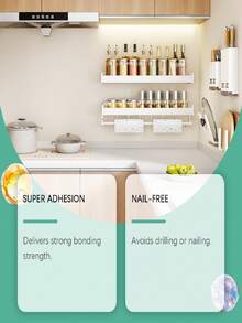 JUE FISH 1pc/60g Household No-Drill Glue, Daily Home Use Fast-Drying Adhesive Suitable For Multiple Surfaces, No Damage To Walls Or Furniture, Strong Bonding, Long-Lasting And Durable, Quick Drying And Setting, Easy To Use, Waterproof And Moisture-Proof, Indoor And Outdoor Universal - Home-use Nail-free Adhesive - View 10