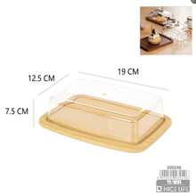 Handmade Wooden Pastry Tray With Transparent Dust Cover, Self-Service Fruit & Dessert Display Platter - Ginger - View 6