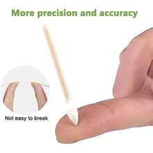 500/200PCS Gun Cleaning Swabs 6 Inch Long Cleaning Swabs Lint Highly Absorbent Gun Swabs Precision Gun Cleaning, Applying Spring Birthday Gift - 1000pc - View 5