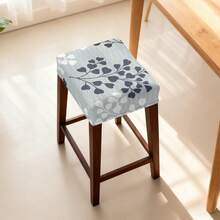 1/2/4/6pcs Stretch Printed Bar Stool Chair Covers, Washable, Suitable For Living Room, Bedroom, Vanity Chair, Coffee Table Chairs - one-size - View 10
