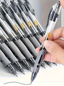 1支/10支/36支装 0.5mm 按动式圆珠笔套装，黑色/红色/蓝色 0.5mm 墨水笔芯，书写流畅，按压式笔芯，散装包装，文具，办公用品，礼品 - A - 查看 6