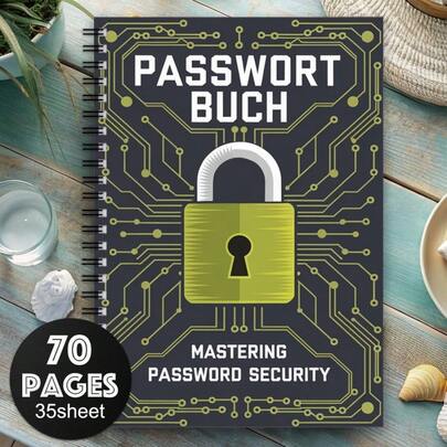 1 Stück ästhetisches Passwort-Notizbuch, spiralgebundenes Passwort-Notizbuch für detaillierte Internet-Website-Anmeldungen, Blumen-Passwort-Journal, Passwort-Notizbuch für Senioren, Passwort-Logbuch, Passwörter zum Merken, persönlicher Organizer, Büroplaner