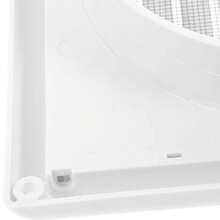 Salida de aire acondicionado magnética, cubierta de ventilación blanca, rejilla de techo de plástico ajustable WKIZ - Blanco Blanco20.3X20X - Ver 8
