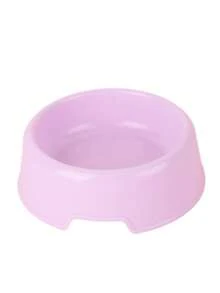 1pc Candy Color Pet Plastic Single Bowl Portable Travel Pet Bowl, Multiple Colors Available - 300ml - View 9