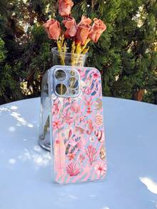 1 chiếc ốp lưng điện thoại TPU họa tiết hoa mùa hè và biển cả nghệ thuật, bao phủ toàn màn hình, tương thích với iPhone/Galaxy/17/17Air/17Pro/17ProMax/16/16Pro/16Plus/15/15ProMax/15Pro/11/12/13/14ProMax/12Mini/13Mini/11Pro/11ProMax/12Pro/12ProMax/13Pro/13ProMax/14Pro/14ProMax, Sáng tạo & Thanh lịch - Nhiều màu - Xem 4