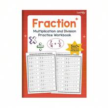 Fraction Practice Workbook, Math Activity Book Suitable For Grade 3-6 Children To Learn Fraction Multiplication And Division Skills | Elementary School Classroom And Home Education Learning Materials, Math Practice Worksheet - Multicolor - View 13