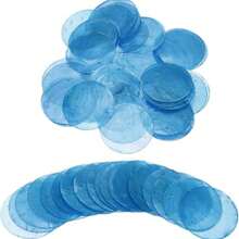 10/30/50pcs Round Shell Pieces, White & Colorful, 1.5/2/2.5/3/4/5cm Flat Round Natural Pierced Shell Pendants, Shell Round Discs Connectors For Wind Chimes/DIY Crafts - Multicolor - View 9