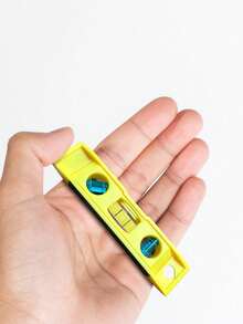 3.7 Inch Portable Magnetic Level, Keychain Mini Level With 3 Bubbles, Mini Portable Level Tool, Vertical Horizontal Balance Ruler, Inclinometer, Portable ABS Shell Level, High Precision Measuring Tool For Home, With Magnetic Measuring Ruler - Multicolor - View 12