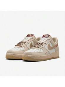 Nike Air Force 1 Low CNY Women's Low-Top Sneakers - White Brown - View 4