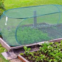 Lưới che phủ cây trồng trong vườn màu đen/xanh lá cây, có thể tái sử dụng, bảo vệ cây rau, cây con, lưới chắn lớn bền chắc, có đinh ghim, dùng cho vườn nhà, sân ngoài trời, bảo vệ rau quả, cây con, hoa khỏi động vật. - A - Xem 8