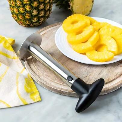 1pc Pineapple Corer Tool, Quick Pineapple Flesh Extraction Slicer Peeler, Household Kitchen Tool
