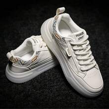 1双时尚布艺西米亚风格休闲舒适系带平底鞋 - 白色 - 查看 3